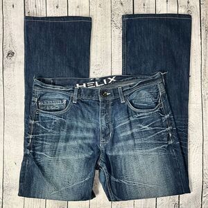 HELIX Slim Bootcut Jeans